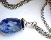 Blue  Quartz Necklace