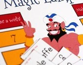 Magic Lamp Printable Game and Skill Sheet