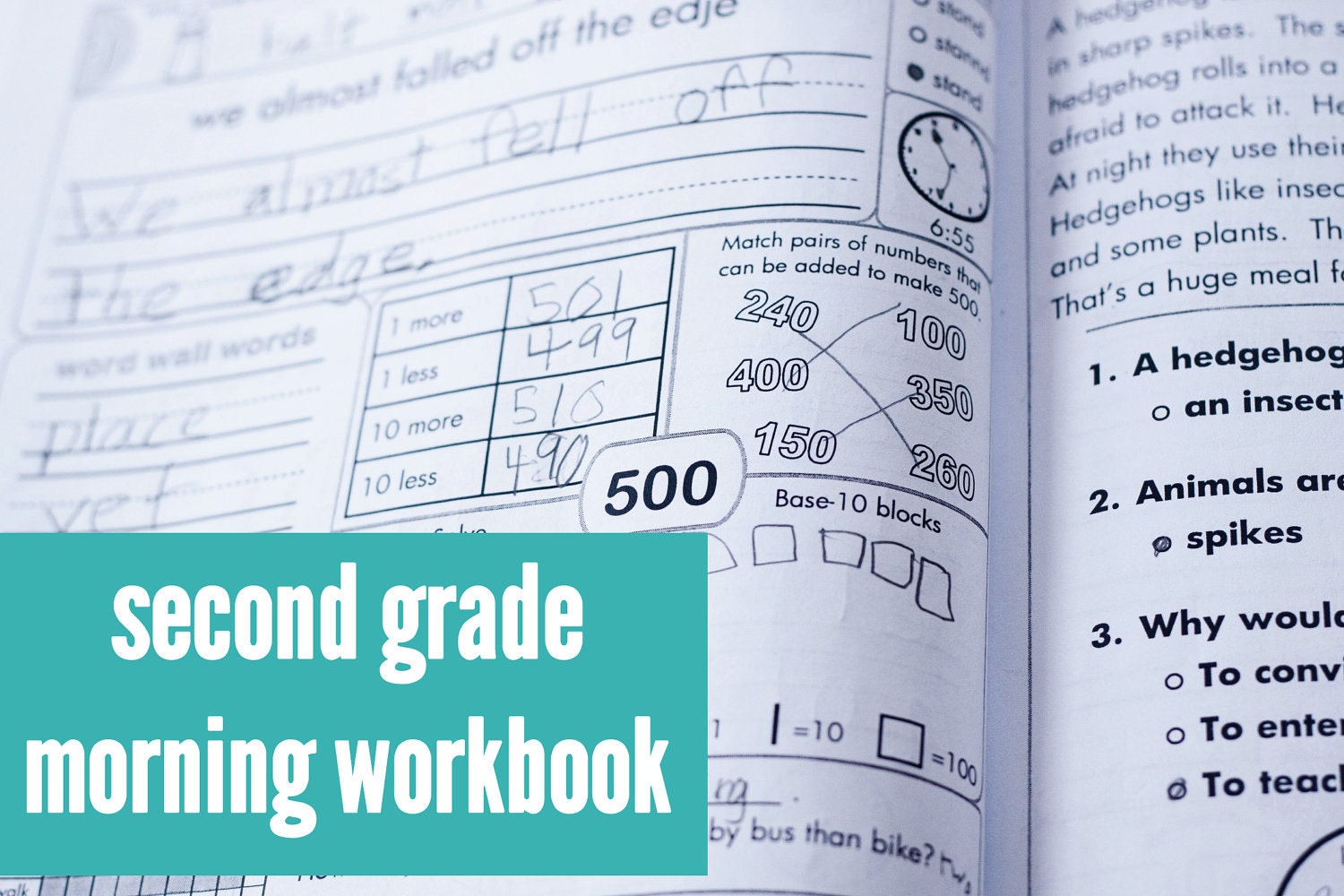 2nd Grade Common Core Morning Work Book