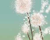 Dandelion Art - Perennial Moment - 8x10 Print