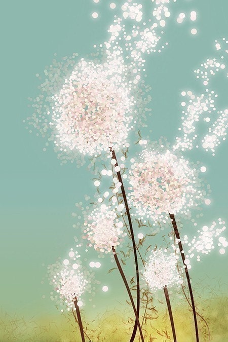 Dandelion Art Print - Perennial Moment - 12x18