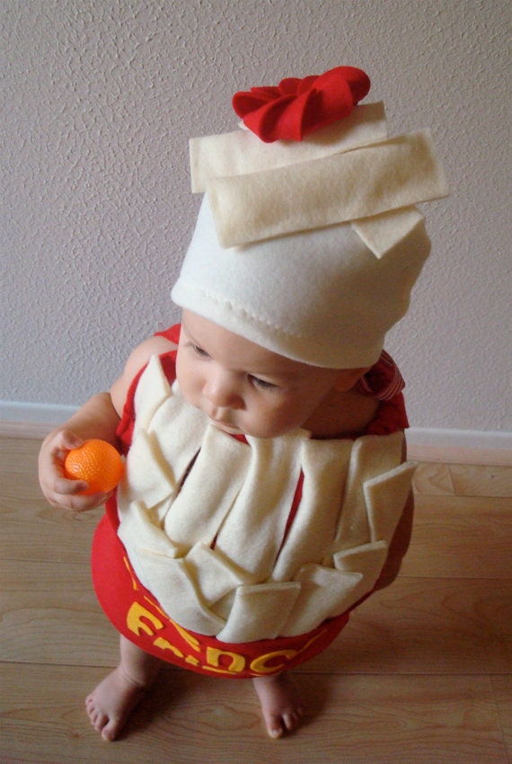 Twin Set- French Fries and Ketchup Bottle Kids Costumes