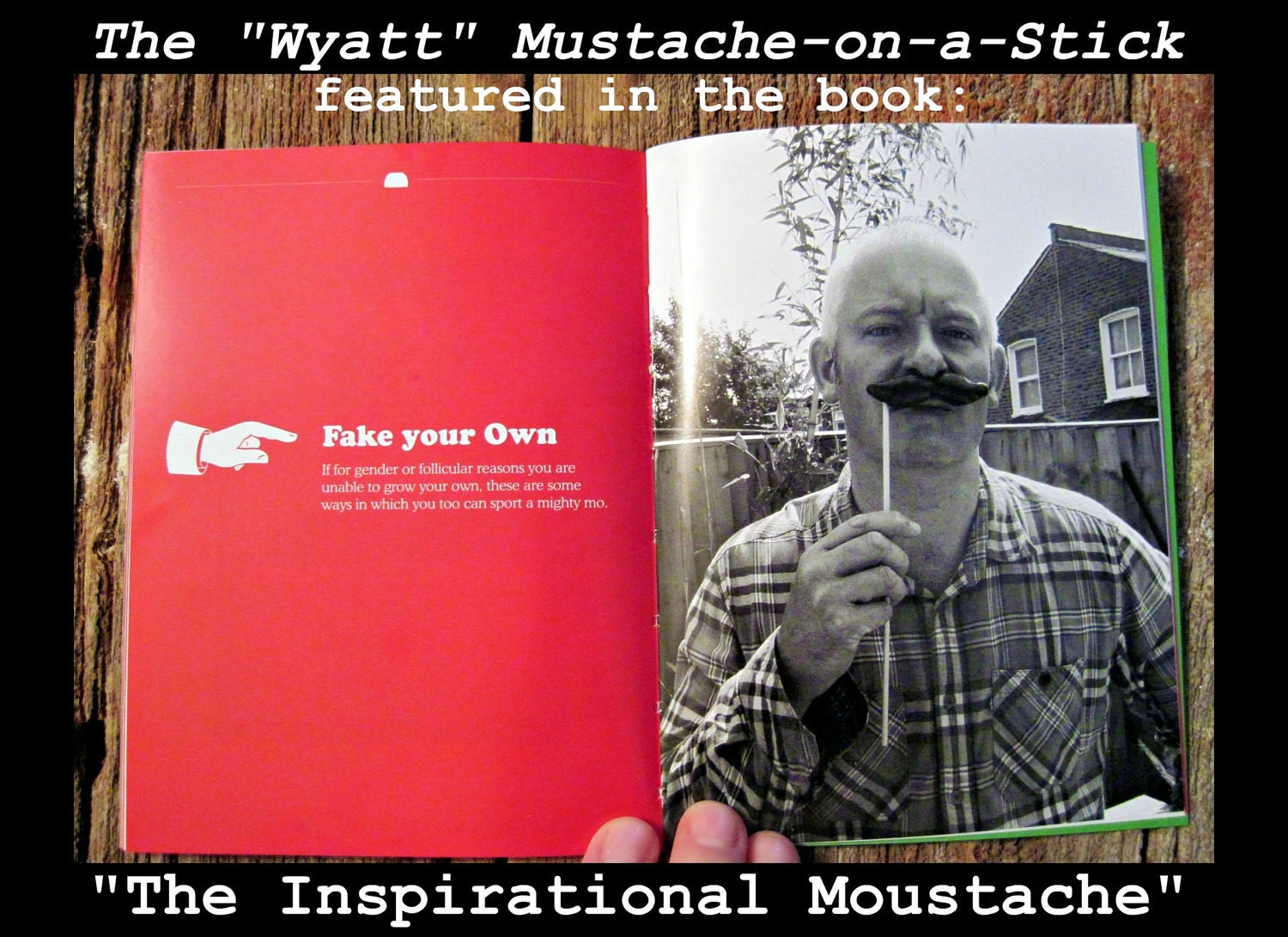 Mustache on a Stick, Made To Order, Paper Mache, Photobooth Prop, Party Favor, Moustaches