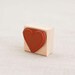 Handcrafted Rubber Stamp - Heart - Great for Love Notes Gift Tags Wedding Crafts Save-the-Dates Scrapbooks Cards and more