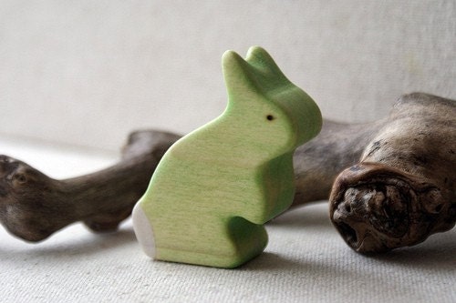 Rainbow Rabbits- Green
