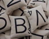 3 Letter Pillows CASES ONLY
