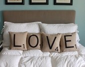 LOVE Letter Pillows - CASES ONLY