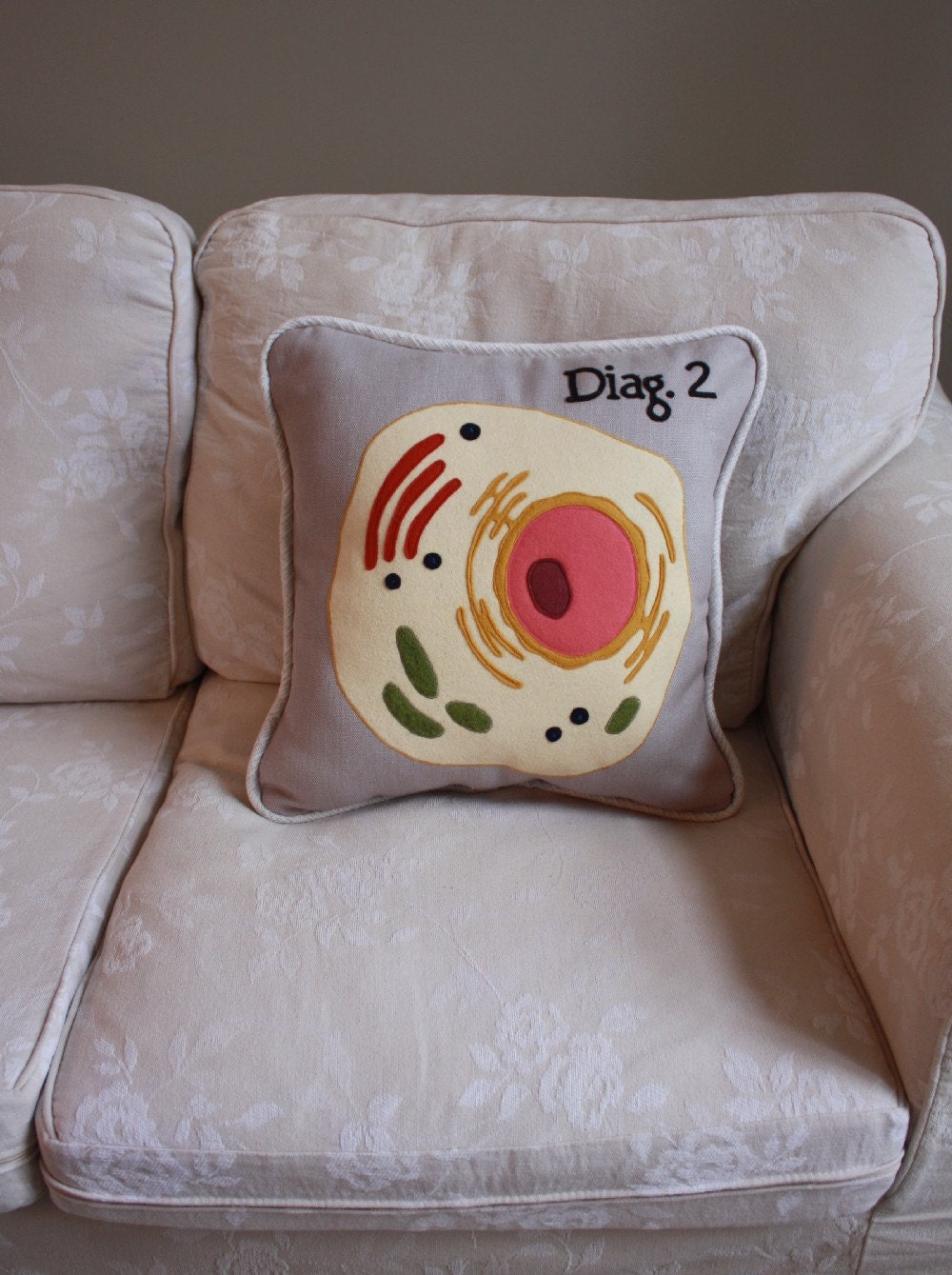 Diagram Pillow - Eukaryotic Cell