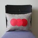 Ombre Trio Pillow - Strawberry Red