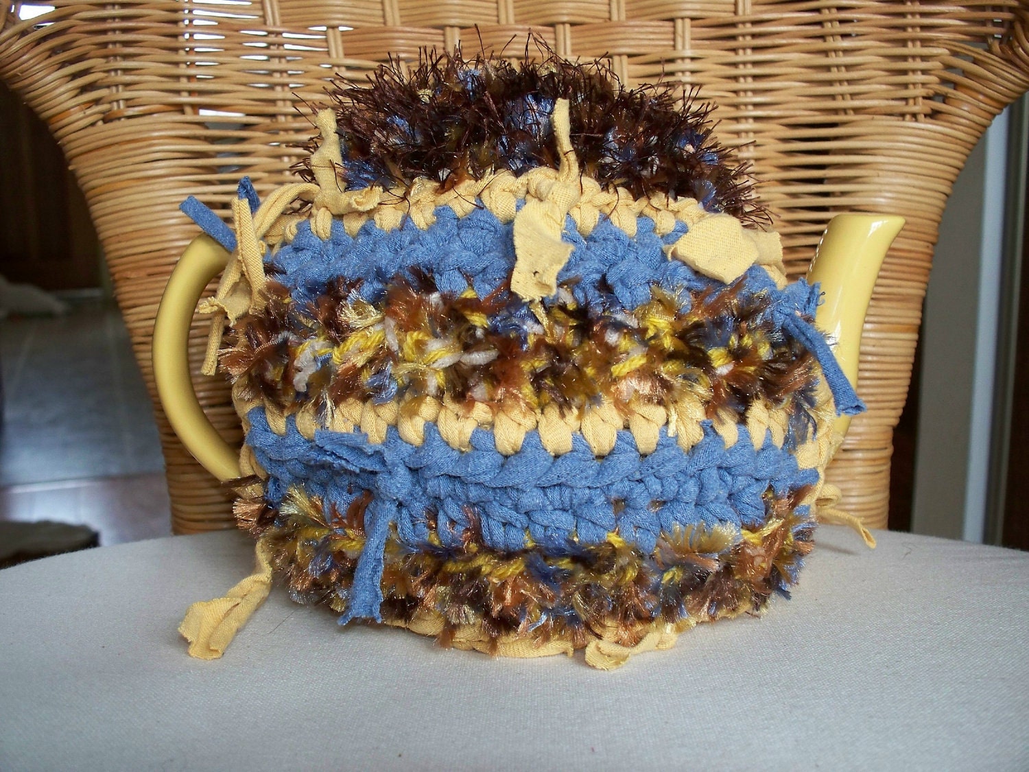 Teapot Cozy Cosy Upcycled Recycled
