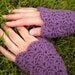PDF Crochet and Knit Pattern - Little Lacey Mitts