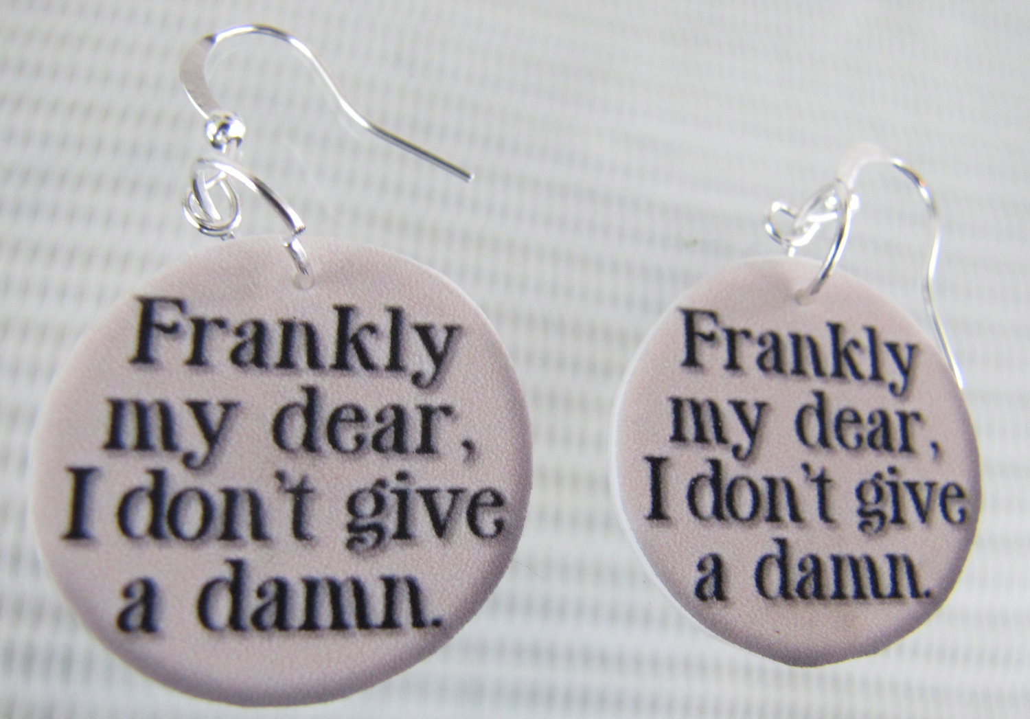 Gone with the Wind earrings - Frankly my dear..