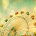 Carnival photography, Ferris wheel photo, large art, nursery decor, county fair, celery green fine art photography - 30x40 - Overstock Sale