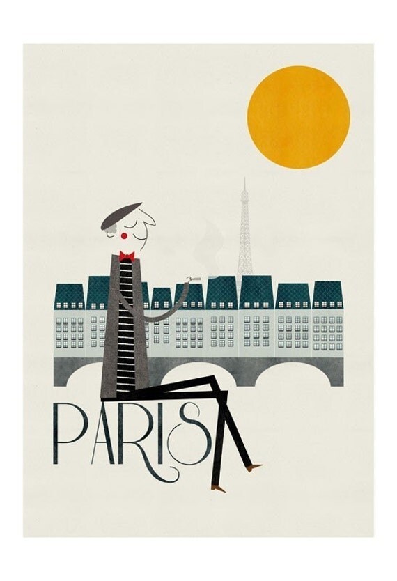 Paris big print