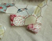 3M Japanese Bias Fabric Ribbon - Cottage Patchwork