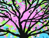 Tree Art Quest for a New Day - Print by Karen Fields 11 x 14