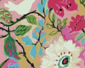 Bird with Pink Hibiscus  - Print by Karen Fields 8x10