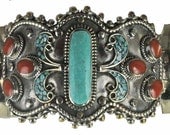 Exquisite Tibetan Silver Bracelet - Personal Collection