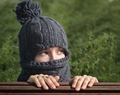 Long-Eared Beanie with Pom-Poms PDF PATTERN