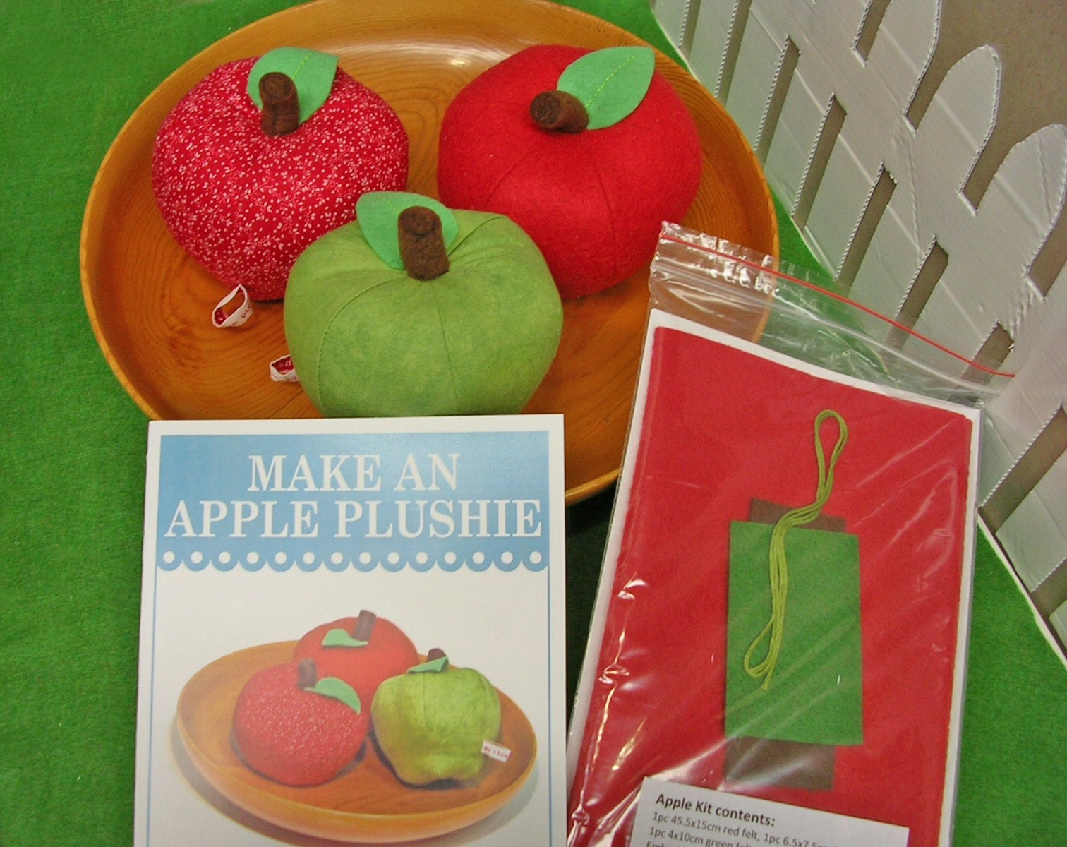 Make an Apple Plushie kit