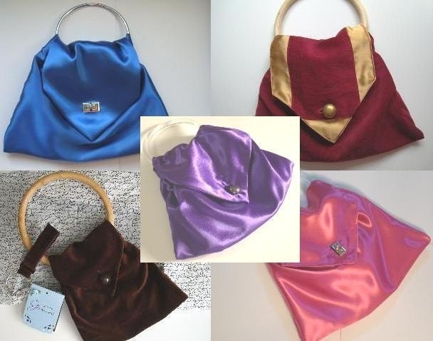 ennadoolf Purse Handbag Clutch sewing Pattern pdf - Various Sizes and Styles in One Pattern - Make one in a weekend