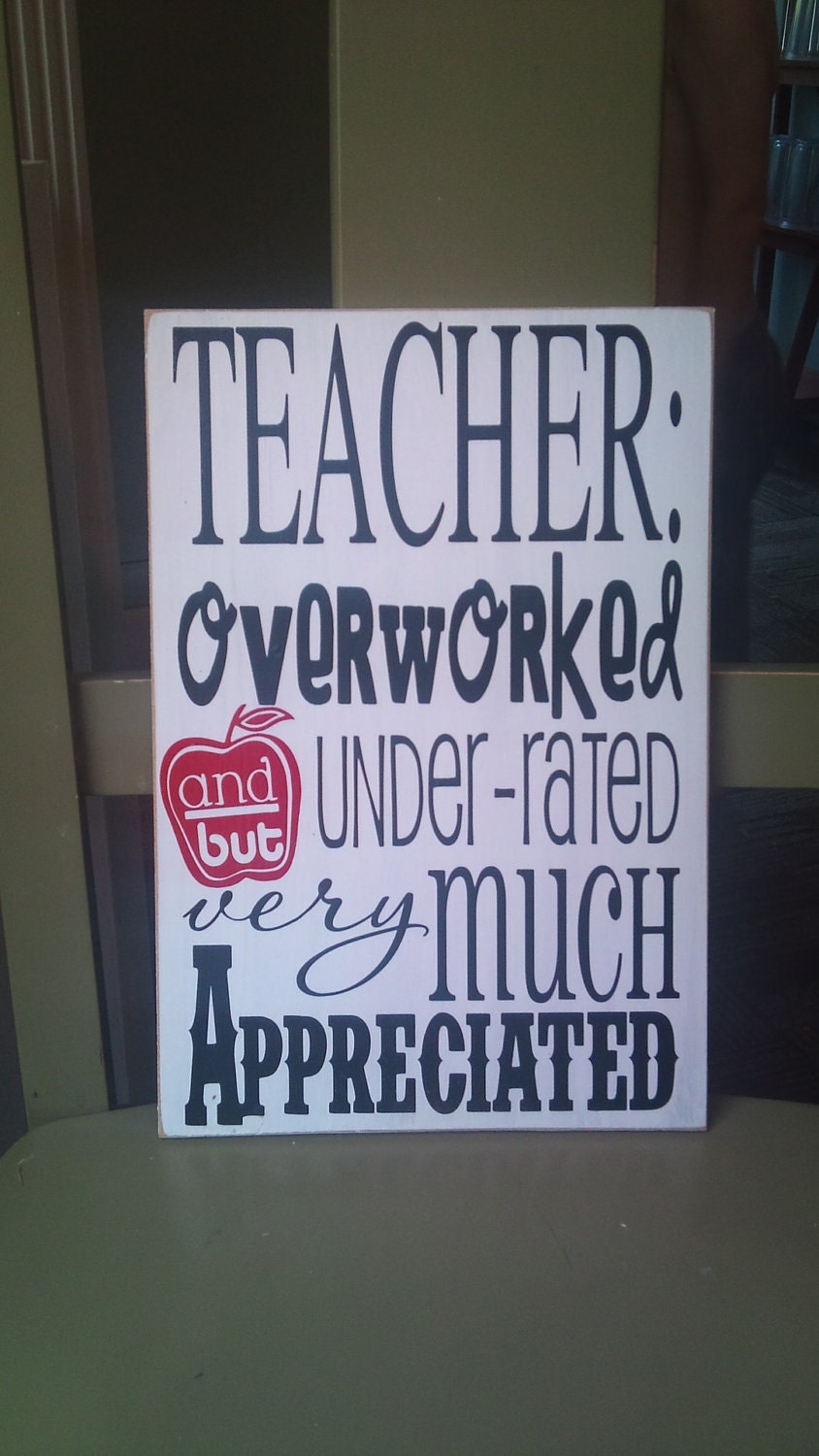 TEACHER gift typography word art
