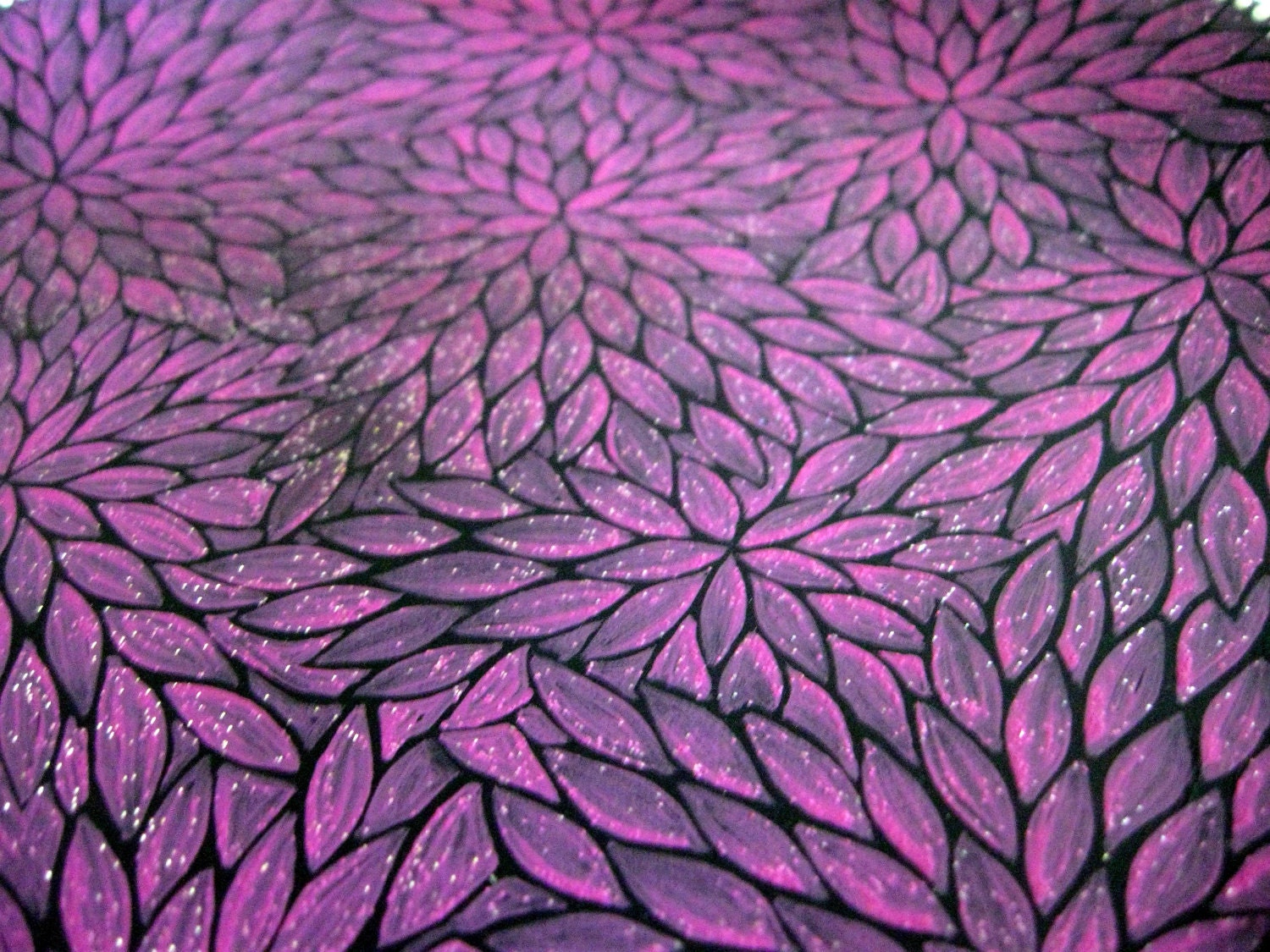 Decorative Plate: Purple Hand painted decorative plate can be personalized