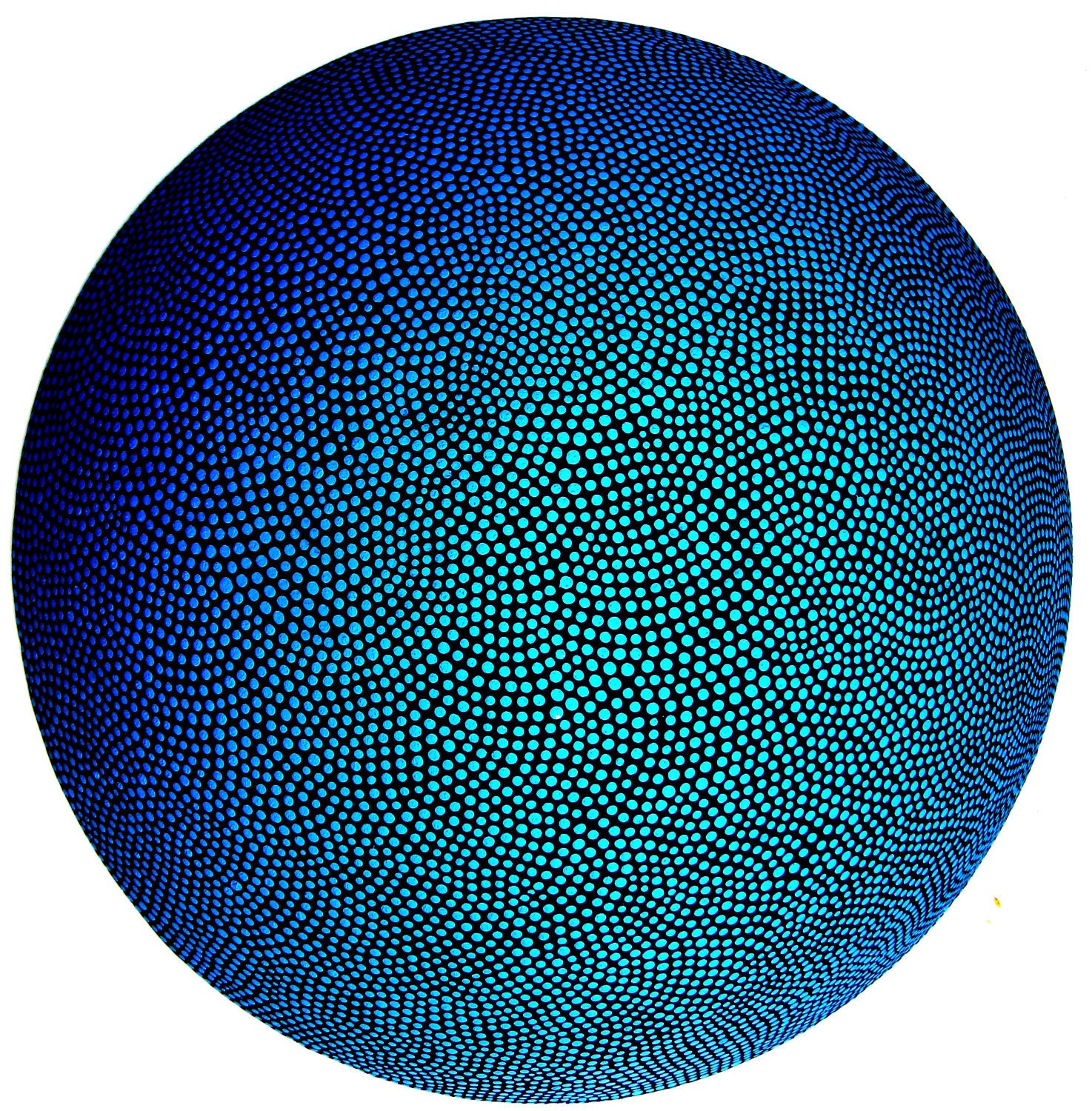 Earth Blue and Green: Hand Painted Bowl and Orb