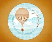 Taking a Ride in Blue Skies Address Labels