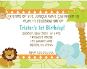 Set of 20 Safari Birthday Party Invitations Il_170x135