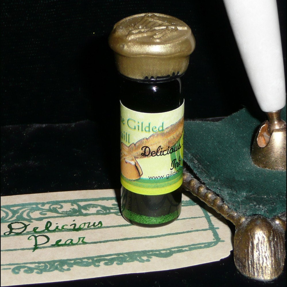 DELICIOUS PEAR Scented MAGIC Ink for Quills
