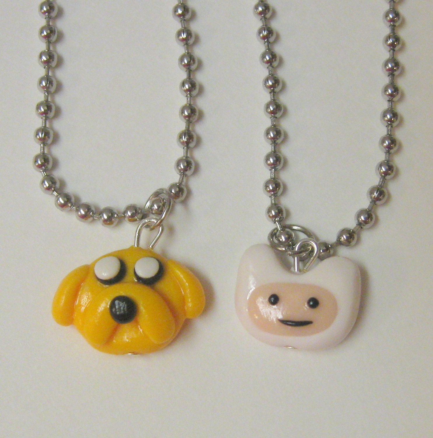Adventure Time Best Friends Necklaces, Finn and Jake