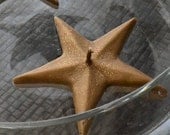 Gold Shimmering Star floating candles set of 12