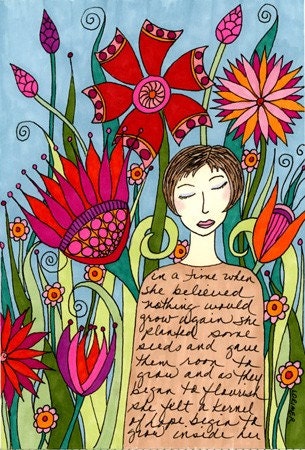Seeds of Growth Note Cards, Affirmation, Inspiration, Change, Hope, Growth