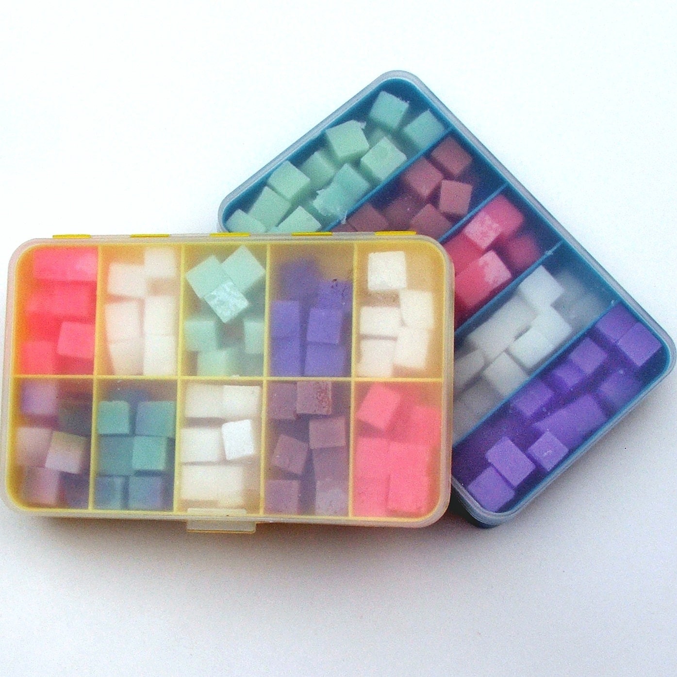 The MINI - a small sampler of all natural Soap Bit Wipe Solution Cubes - Choose your own scents