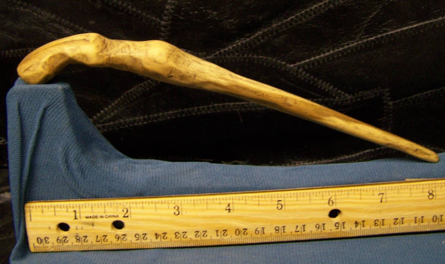 Custom Made Pear Wood Wand SCARE Left Handed Wand 9 1/4