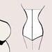 Vintage Style Sewing Pattern 1950's Inspired One Piece Bathing Suit Depew 1001 -INSTANT DOWNLOAD-