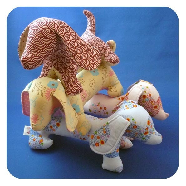 Jake The Weiner Dog PDF sewing pattern