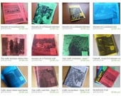 HALF PRICE SALE Instant zine collection - Answers on a Postcard - 6 issues