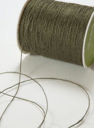 Olive Green Rustic Twine - 20 Yards
