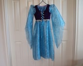 PRINCESS AZURE  One of A Kind  four piece costume  size 5-6  party dress  renaissance, fairy tales