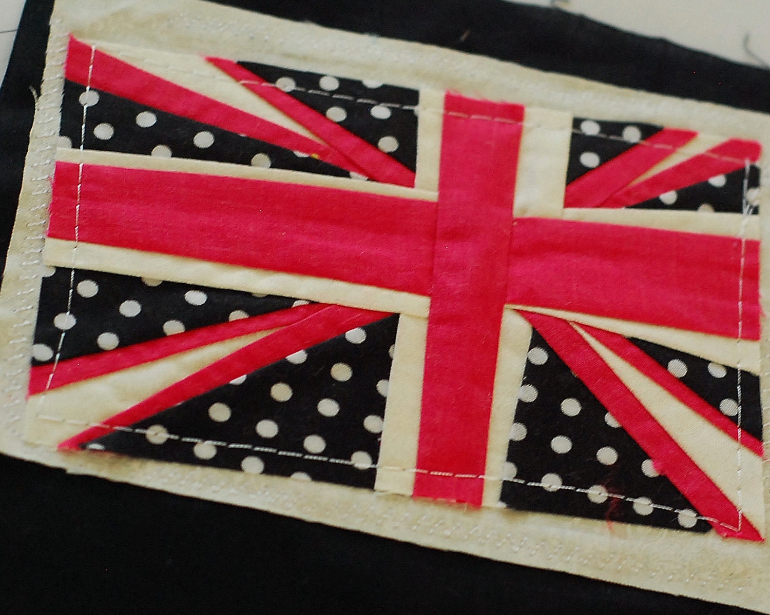 Paper Piece Quilt Pattern -  Wonky Union Jack - PDF Pattern