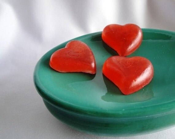 Mini Hearts Glycerin Soap Trio