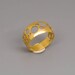 Golden Bubbles Ring - Handmade 14K Yellow Gold Plated Jewelry