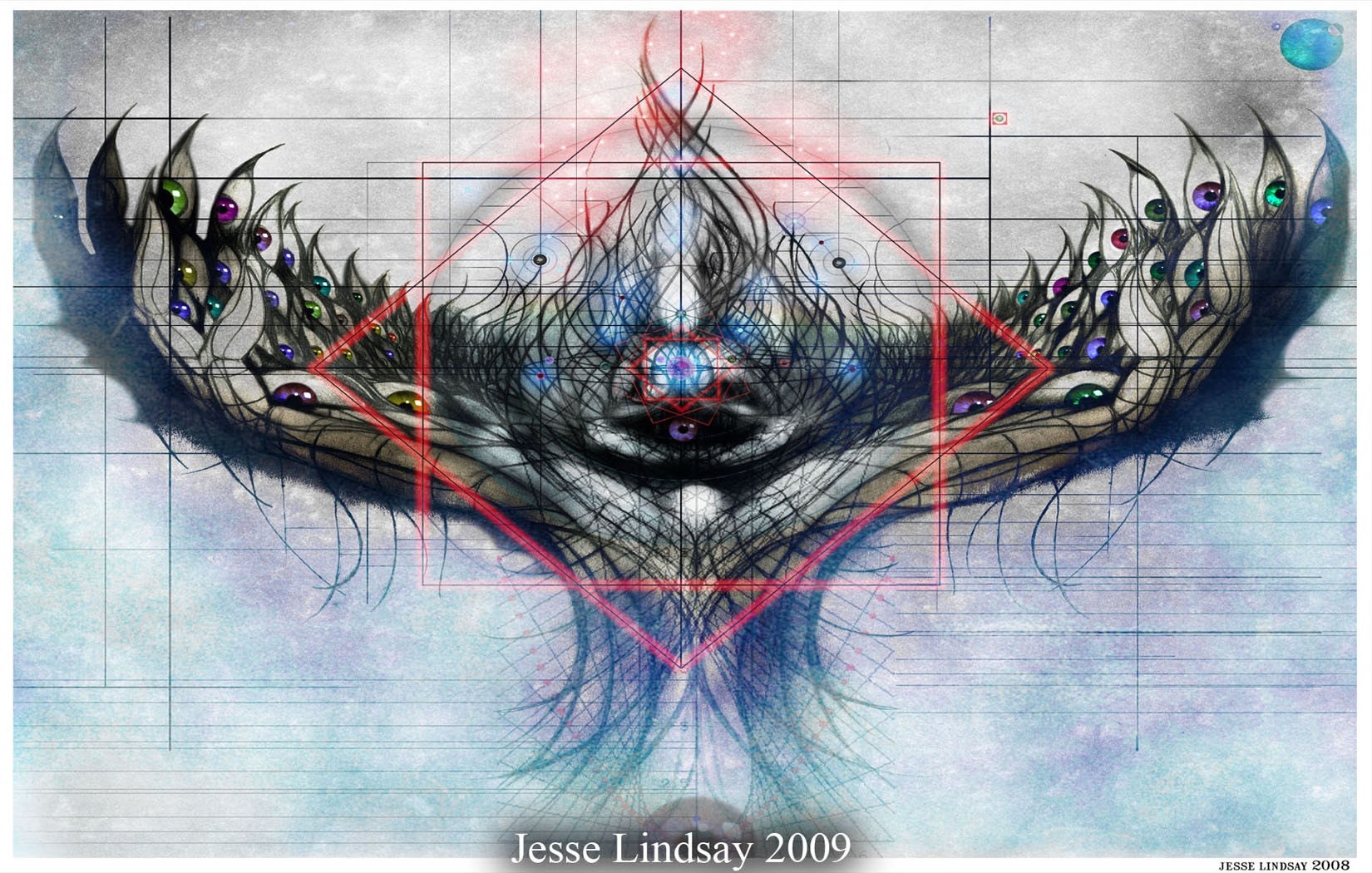 Lotus 11 x 17 Inch Print by Jesse Lindsay