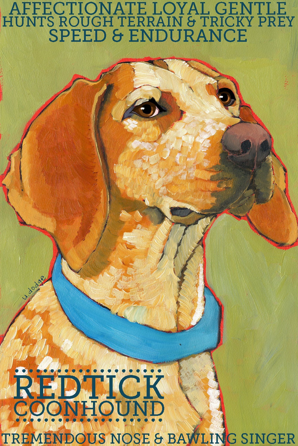 Redtick English Coonhound