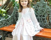 Magnolia Lace Coat Crochet Pattern EASTER Sz 2-12 PDF, eBook