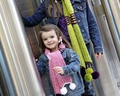 Paint The Town Hand Knitted Scarf Pattern/Ebook PDF
