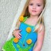 Dandelion Tunic Pattern/eBook Sizes 2-12 Hand Knitted with Crocheted details