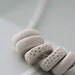 Loop Necklace - Porcelain and Sterling Silver